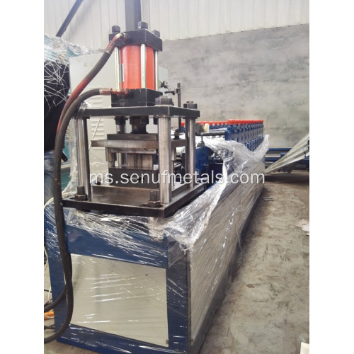 Peralatan pembentuk pintu roller shutter automatik 1.5tons